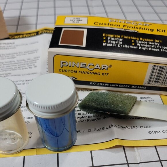 Boy Scouts of America Official PineCar Custom Finishing Kit - For Display VTG - Picture 4 of 6